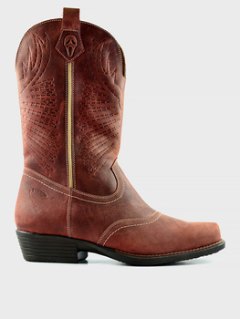 Męskie Wysokie Skórzane Kowbojki Desque