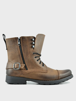 Męskie Skórzane Sztyblety ALEX Brąz