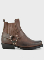 Skórzane buty motocyklowe KST brąz